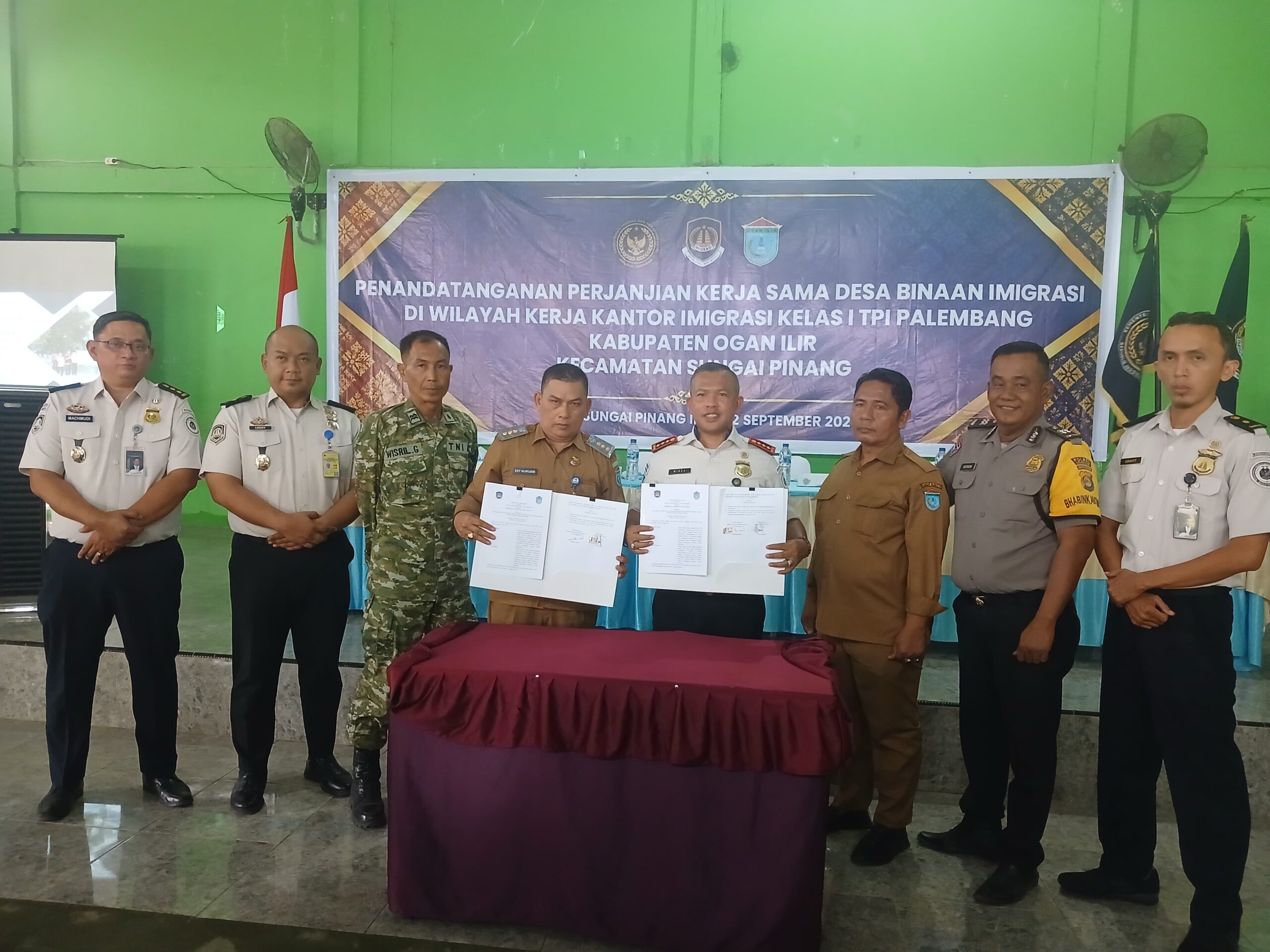 ​Cegah Perdagangan Orang, Imigrasi Palembang Bentuk Desa Binaan di Ogan Ilir