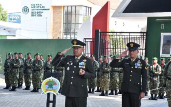 Peringati HUT ke-81 TNI, Dandim Ponorogo Pimpin Ziarah Nasional dan Tabur Bunga