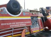 Armada Damkar Kecelakaan di Poros Pangkep–Maros, Dua Petugas Gugur Saat Bertugas