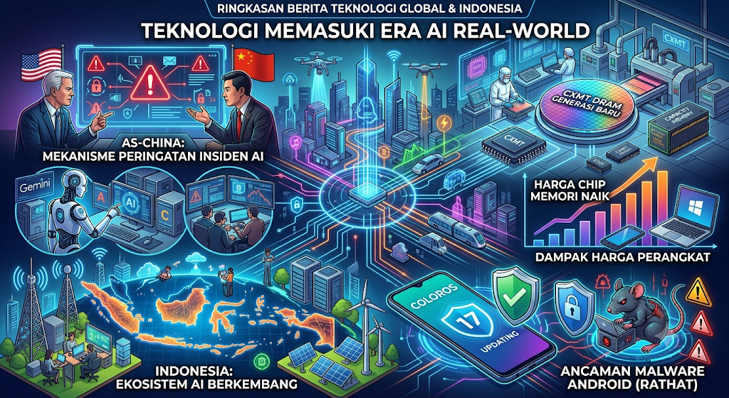 10 Teknologi Terbaru: Tata Kelola AI Global, Tantangan Keamanan Siber, dan Pergeseran Perangkat Keras