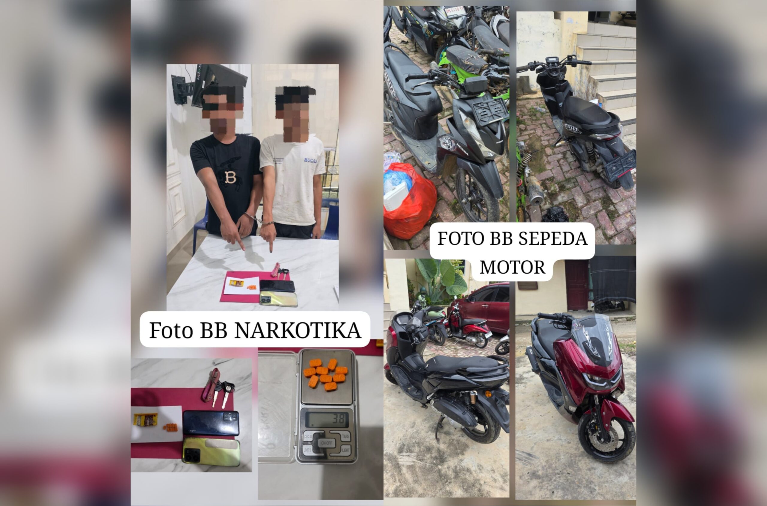 Polsek Bagan Sinembah Ungkap Kasus Narkotika, 9 Butir Pil Ekstasi Diamankan