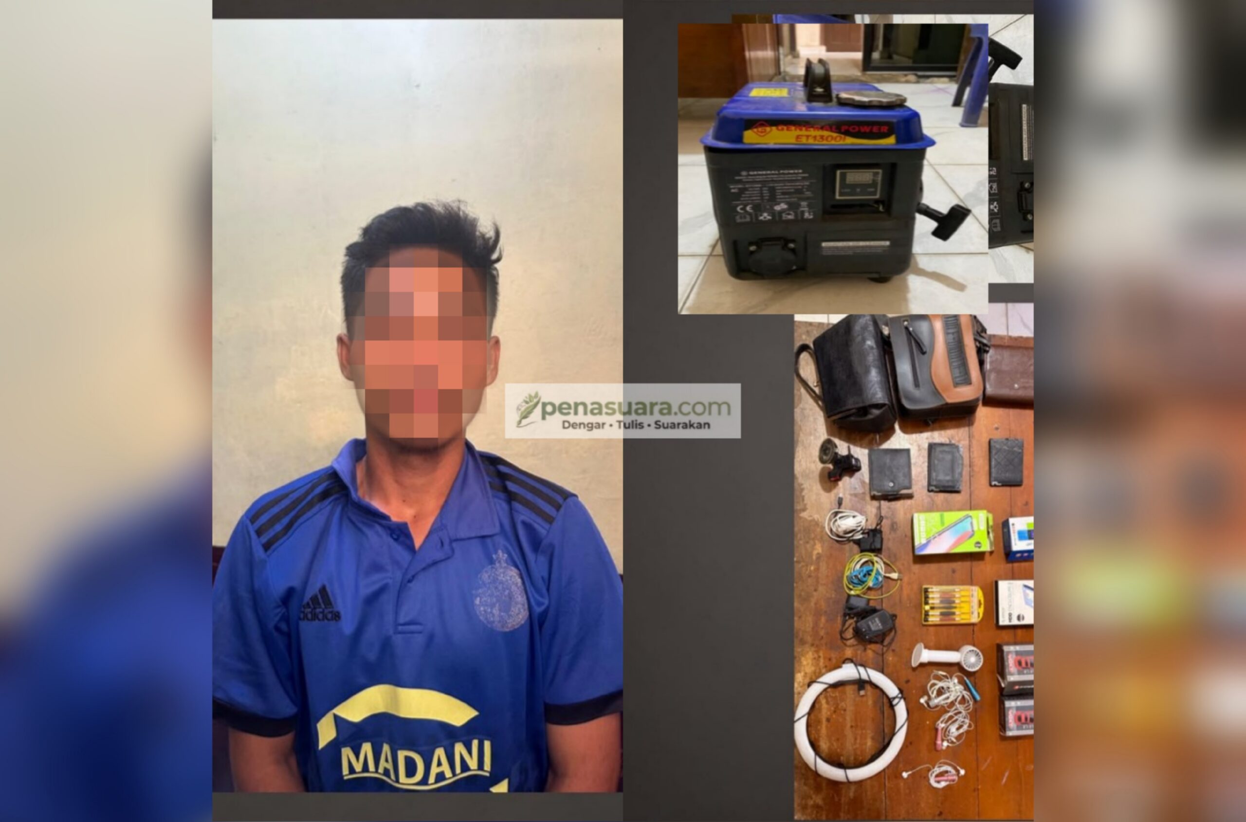 Tim Rajawali Polsek Tanjung Raja Ringkus Tersangka Pembobol Ruko