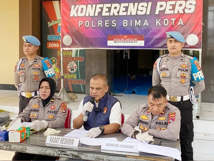 Polres Bima Kota Tetapkan Dua Tersangka Kasus Pembunuhan di Pantai Wadu Baba