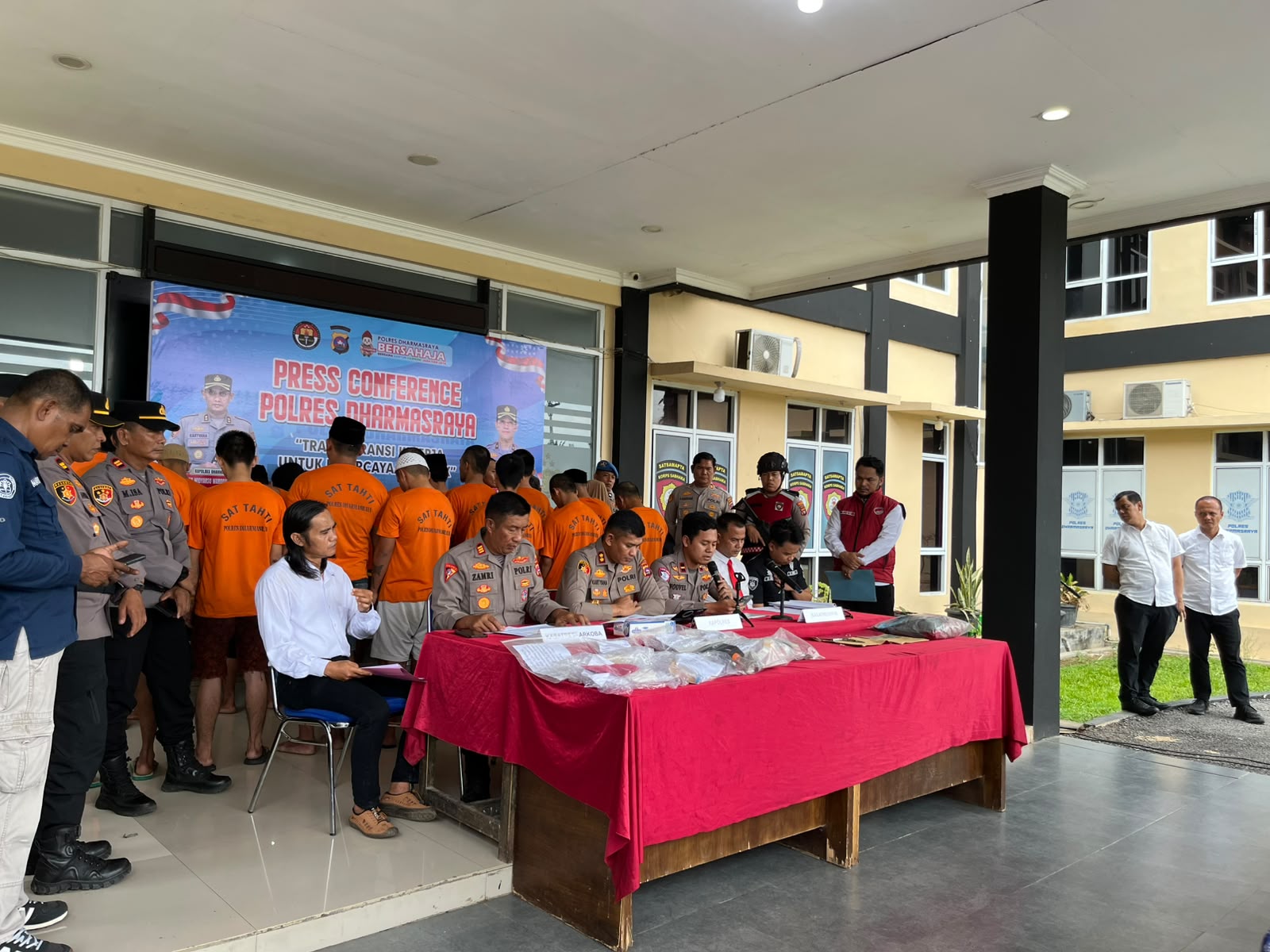 Polres Dharmasraya Bongkar 10 Kasus Narkoba dan 14 Perkara Kriminal, Kerugian Negara Capai Rp604,6 Juta