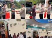 Polsek Tanjung Raja Gelar Sanjo Jumat Religi dan Mobil Senyum di Seridalam, Sampaikan Poin Penting Kamtibmas