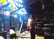 Dikira Suara Kucing, Lantai Atas Rumah Warga Tanjung Raja Ogan Ilir Hangus Dilalap Api