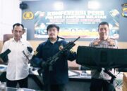Penyelundupan Senjata Api AR-15 Terbongkar, Polres Lampung Selatan Amankan Tiga Orang